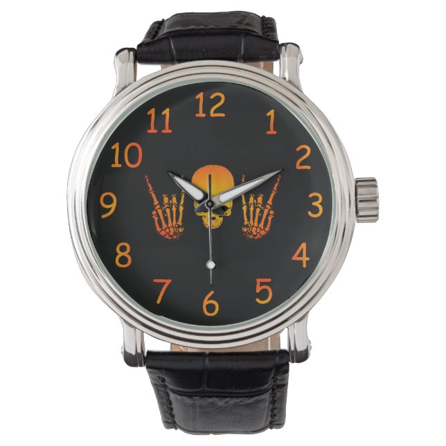 Hot Metal Skull Watch (Front)