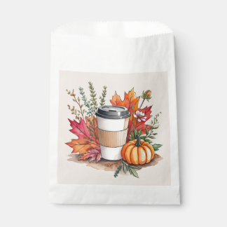Hot Mocha Latte Coffee Favour Bags