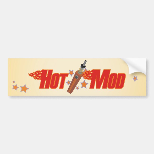 Hot Mod Bumper Sticker (Front)
