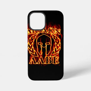 Hot Molon Labe Warrior Mask Laurels on Fire iPhone Case