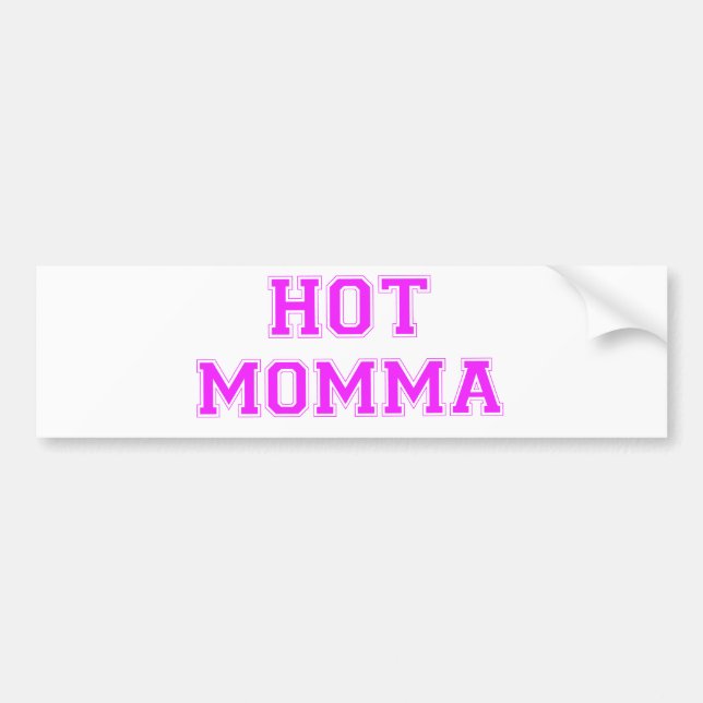 Hot Momma Bumper Sticker (Front)