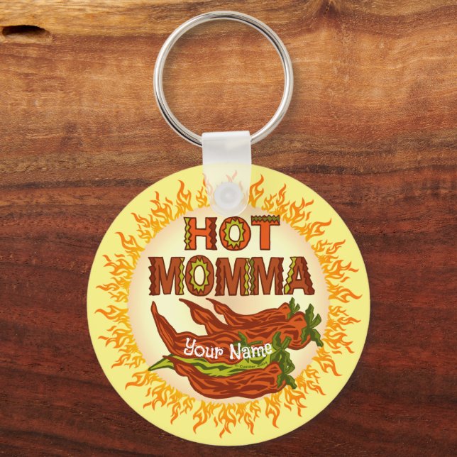 Hot Momma custom  Key Ring (Front)