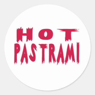Hot Pastrami Classic Round Sticker