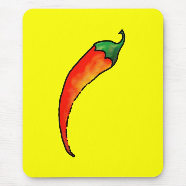 Hot Peppar Mouse Pad (Front)