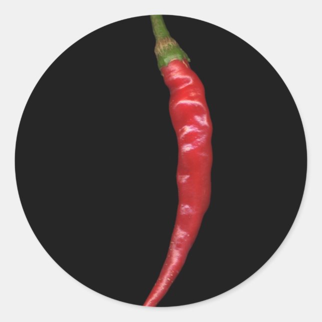 Hot Pepper 2 Classic Round Sticker (Front)