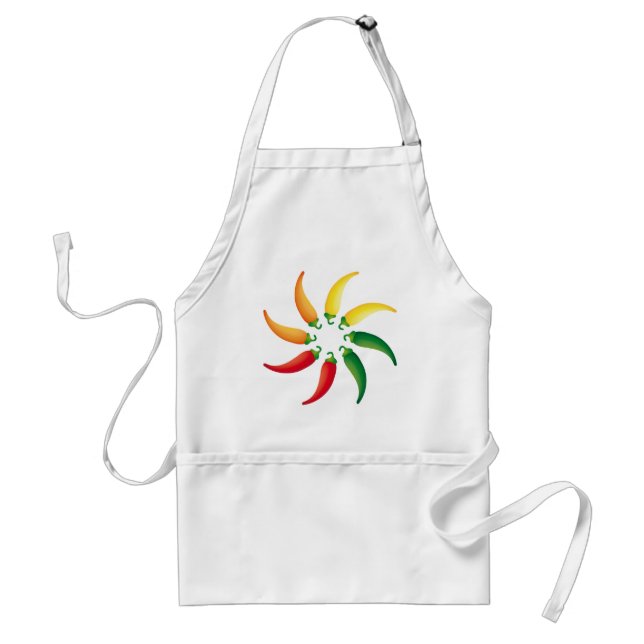 Hot Pepper Chilis Southwest Tex Mex Peppers Standard Apron (Front)
