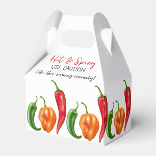 Hot Pepper Chilli Habanero Jalapeno Favour Box
