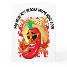 Hot Pepper Compliment Greeting Card