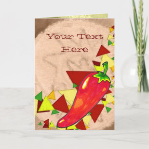 Hot Pepper Greeting Card