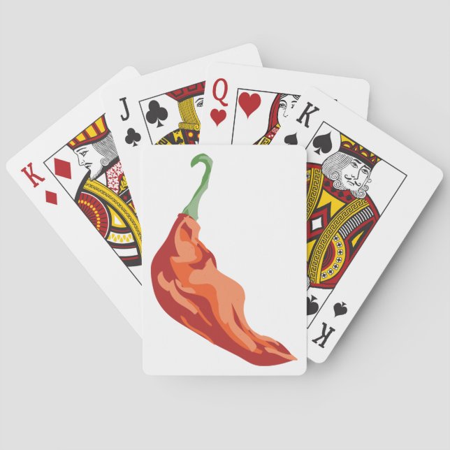 Hot Pepper Playing Cards (Back)