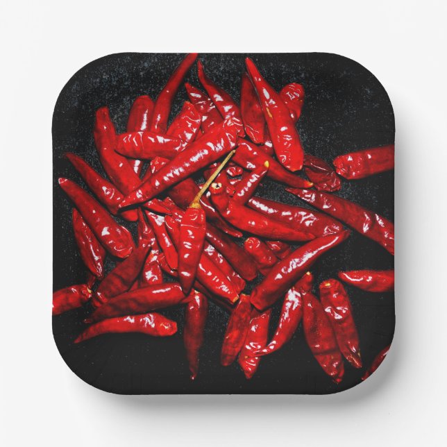 Hot Pepper - Still Life Paper Plate (Front)