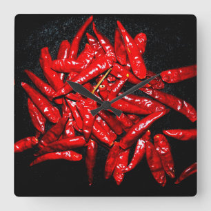 Hot Pepper - Still Life Square Wall Clock