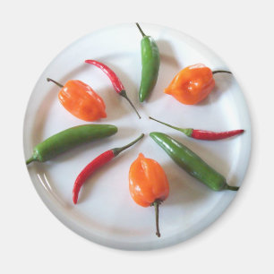 Hot Peppers 2 Magnet