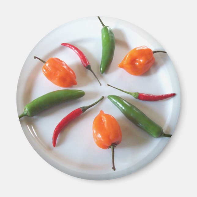 Hot Peppers 2 Magnet (Front)