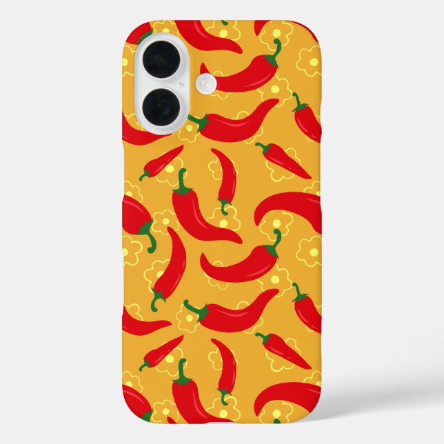 Hot Peppers Case-Mate iPhone Case (Back)