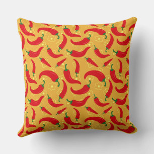 Hot Peppers Cushion