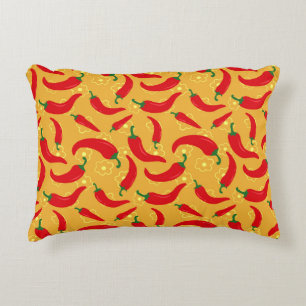 Hot Peppers Decorative Cushion