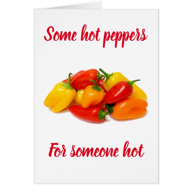 **HOT PEPPERS** ON YOUR BIRTHDAY (Front)