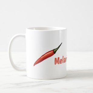 Hot Peppers  Personalised Coffee Mug