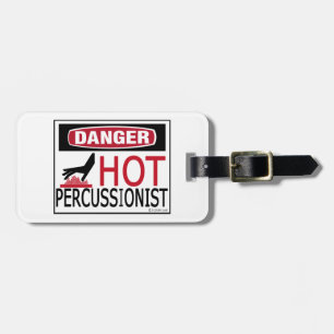 Hot Percussionist Luggage Tag