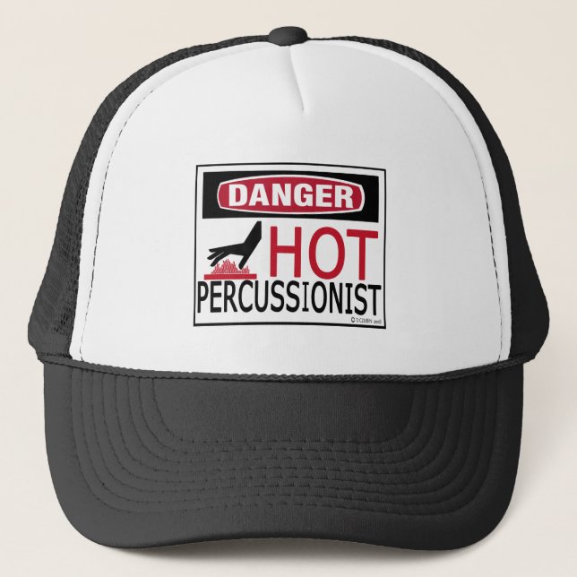 Hot Percussionist Trucker Hat (Front)