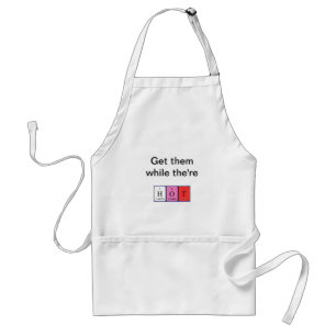 Hot periodic table name apron