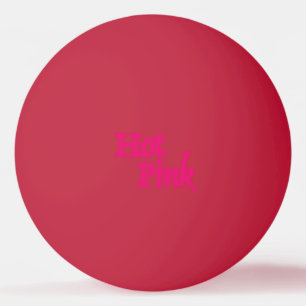 Hot Pink 1-star red ping pong ball