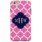 Hot Pink#2 Wht Moroccan #5 Navy 3 Initial Monogram
