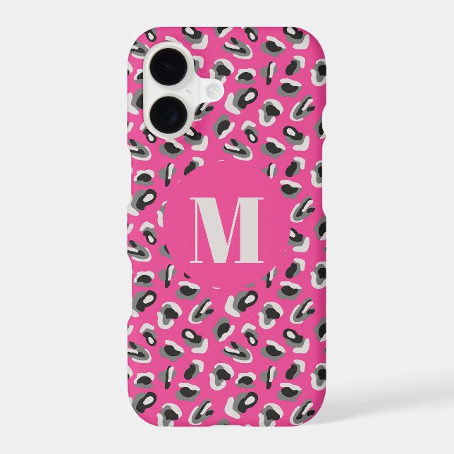 Hot Pink Abstract Animal Print (Back)