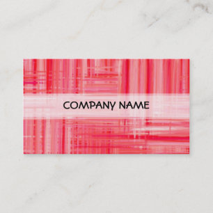 Hot Pink Abstract Art Painting Business Card