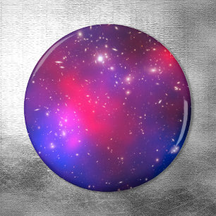 Hot Pink and Blue Pandora's Cluster Celestial Magnet