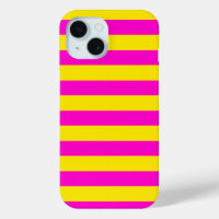 Hot Pink And Canary Yellow Stripes