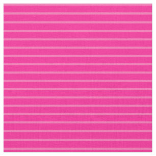 Hot Pink and Deep Pink Coloured Lines Fabric