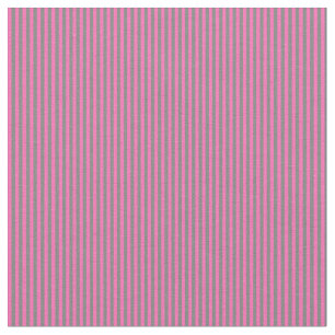 Hot Pink and Grey Lined Pattern Fabric