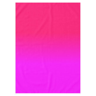 Hot Pink and Neon Pink Ombre Shade Colour Fade Tablecloth