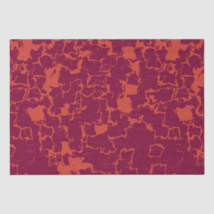 Hot Pink and Orange Abstract Tissue Paper