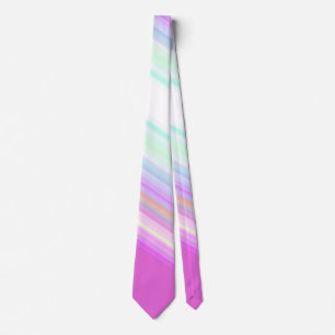 Hot Pink and White Strips Tie