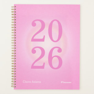 Hot Pink Aura Big Year Planner