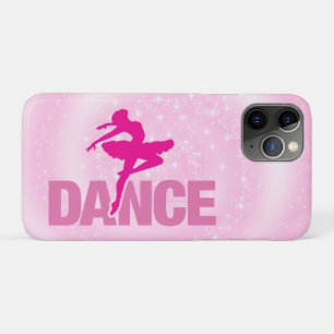Hot Pink Ballerina Dance Sparkle  iPhone 11 Pro Case