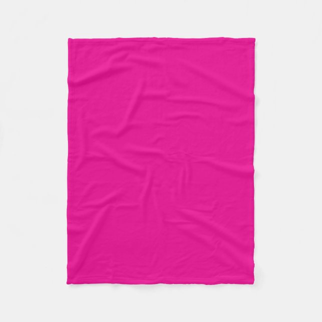 Hot Pink Bandanna Fleece Blanket (Front)