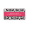 HOT PINK BANNER DAMASK | ADDRESS LABELS