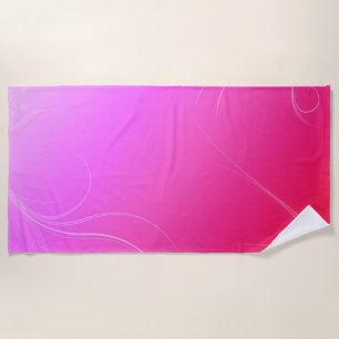 Hot Pink Beach Towel