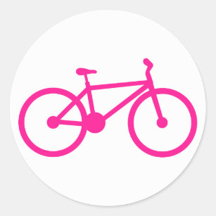 pink bike stickers