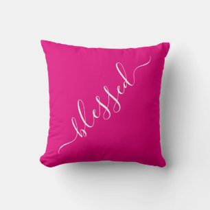 Hot Pink Blessed Cushion