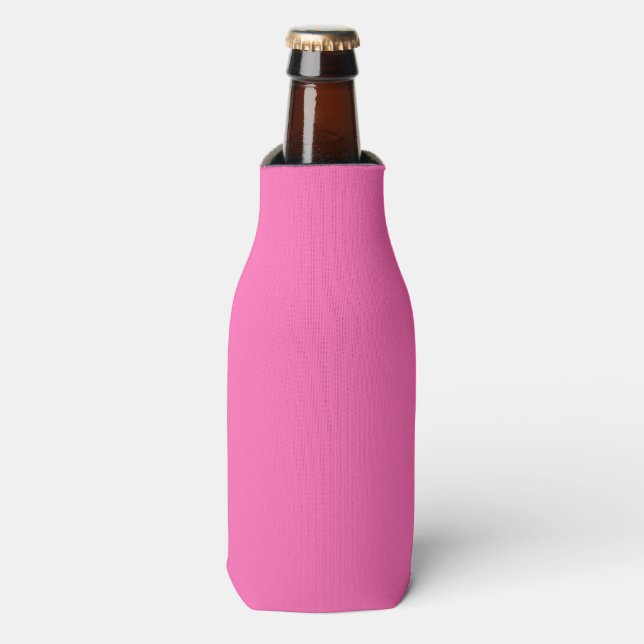 Hot Pink Bottle Cooler (Bottle Front)