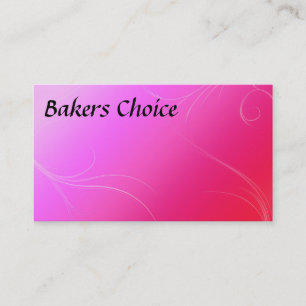 Hot Pink Business Card