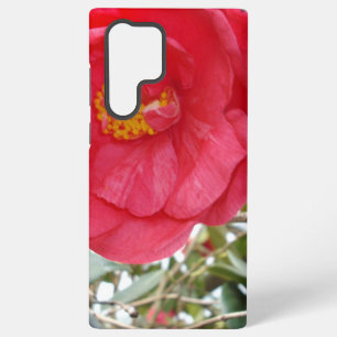 Hot Pink Camellia Growing On A Tree, Samsung Galaxy Case