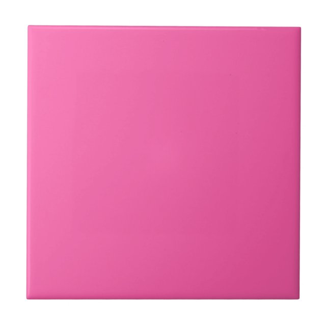 Hot Pink Ceramic Tile (Front)
