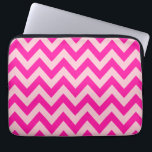 Hot Pink Chevron Zigzag Pattern Laptop Sleeve<br><div class="desc">ZigZag Chevron Pattern – pink and hot pink.</div>