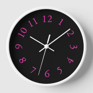 Hot Pink Clock